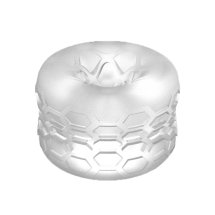 SONO No.94 otwarta maszyna intymna ze stoperem, TPE, 4 cm, transparentna