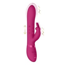 Vive Amoris – Wibrujący model z koralikami silikonowymi, 3 silniki, IPX7, fioletowy