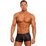 Male Power Black Cobra mini szorty S – elastyczne, wzór skóry węża, czarne