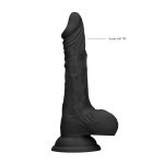 RealRock Model 17 cm z anatomiczną podstawą – Skin TPE, realistyczna powierzchnia