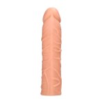 RealRock Nakładka wydłużająca model 17 cm Skin TPE – anatomiczna, bez ftalanów