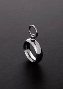 Steel Donut Ring stal nierdzewna – anatomiczny pierścień 35 mm, profil donut