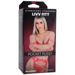 Doc Johnson Livv Fitt Signature Stroker ULTRASKYN, teksturowany model anatomiczny