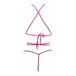 Allure Nicola body siateczkowe z odkrytym biustem, L/XL, czarny, regulowane paski