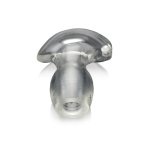 XR Brands Tunnel Plug L - podświetlany ekspander anatomiczny LED, transparentny TPE