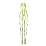 Ouch! by Shots Bodystocking Neon XS/L, głęboki dekolt, UV aktywacja, elastyczny materiał