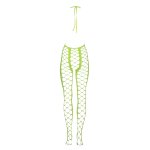 Ouch! by Shots Bodystocking Neon XS/L, głęboki dekolt, UV aktywacja, elastyczny materiał
