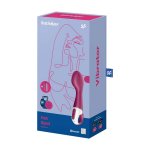Satisfyer Hot Spot zakrzywiony model z funkcją podgrzewania i Bluetooth, różowy