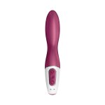 Satisfyer Hot Spot zakrzywiony model z funkcją podgrzewania i Bluetooth, różowy
