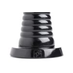XR Brands Master Series model żebrowany duży czarny 28,5 cm, anatomiczna powierzchnia