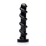XR Brands Master Series Spiral 25 cm czarny model anatomiczny spiralny PVC