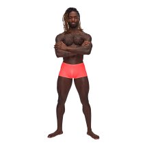 Male Power Barely There Mini szorty S czarne, niskie wycięcia i anatomiczny fason