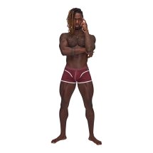 Male Power Sport Mini Short M szorty z siateczki, elastyczny pas i sportowe paski