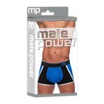 Male Power Szorty Retro XL czarne, bawełna z dodatkiem spandexu, klasyczny styl