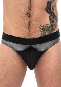 Male Power Iron Clad Bikini M siateczka elastyczna, niska talia, anatomiczna kieszeń