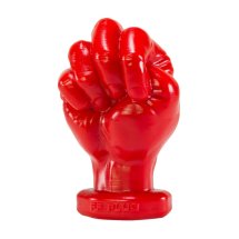 Oxballs FIST Large Red – anatomiczny model dłoni, duży rozmiar, intensywny czerwony, elastyczny