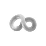 Perfect Fit Brand ROCCO 3-Way Wrap-Ring elastyczny pierścień SilaSkin, przezroczysty