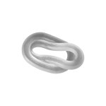 Perfect Fit Brand ROCCO 3-Way Wrap-Ring elastyczny pierścień SilaSkin, przezroczysty