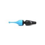 XR Brands Mini masażer rożdżkowy, 3 wymienne końcówki, kompaktowy, ładowanie USB