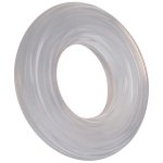Doc Johnson Rock Solid Ribbed silikonowy pierścień z prążkowaną teksturą, czarny, medyczny silikon