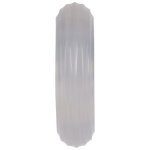 Doc Johnson Rock Solid Ribbed silikonowy pierścień z prążkowaną teksturą, czarny, medyczny silikon