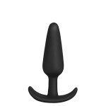 Doc Johnson Plug Classic korek 10 cm anatomiczny kształt, czarny, szeroka podstawa
