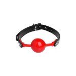 XR Brands Comfort Ball Gag – silikonowy knebel kulkowy z regulacją paska i blokadą