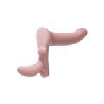 XR Brands Strap-On System – regulowany z podwójnym modułem intymnym i anatomicznym kształtem