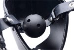 XR Brands Pup Mask – regulowana maska z przepuszczalnym ustnikiem i charakterystycznymi uszami