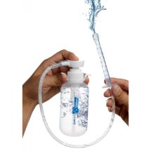 XR Brands CleanStream zestaw higieniczny z butelką i silikonową dyszą 300 ml