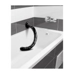 XR Brands Realistic Snake model 19 – elastyczny model 48 cm, czarny, z przyssawką