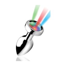 XR Brands Korek dekoracyjny LED Rainbow Mini – aluminium, kompaktowy, kolorowy efekt