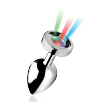 XR Brands Korek LED Rainbow duży – metalowy model z podświetleniem, 3 tryby LED