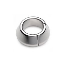 XR Brands Magnetyczny pierścień do rozciągania jąder, stal nierdzewna, system magnetyczny