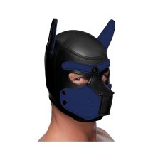 XR Brands Neoprene Hood K9 – elastyczna maska neoprenowa z regulowanymi uszami, czarna