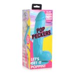 PXR Brands POP model anatomiczny 21 cm z jądrami, makowy kolor, przyssawka i O-ring