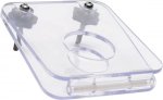 XR Brands Master Series – akrylowa prasa intymna regulowana, transparentna konstrukcja