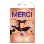 Doc Johnson Metal-Silicone Ring 5 cm – wytrzymały pierścień anatomiczny, stal i silikon