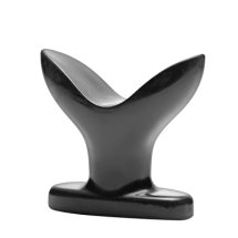 XR Brands Korek anatomiczny Mini – kompaktowy model kotwicowy TPR, czarny, elastyczna podstawa