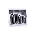 XR Brands Tunnel Plug – Metalowy ekspander analny premium z centralnym otworem, aluminium