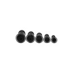 XR Brands Tunnel Plug – Metalowy ekspander analny premium z centralnym otworem, aluminium