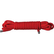 Ouch! Japanese Rope 5 m – czarna lina syntetyczna do kreatywnych wiązań i praktyk