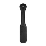 Ouch! Paddle SLAVE – skórzane, elastyczne paddle z tłoczonym napisem, czarne