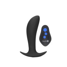 Shots Ouch! E-Stim Plug – anatomiczny model z elektrostymulacją i 8 trybami wibracji, pilot
