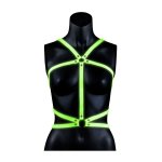 Ouch! Glow in the Dark Kamizelka Regulowana L/XL – świecąca uprząż, fluorescencyjna