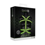 Ouch! Glow in the Dark Kamizelka Regulowana L/XL – świecąca uprząż, fluorescencyjna
