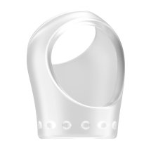 Sinner Gear No.45 pierścień anatomiczny TPE z kulkowym paskiem, czarny, elastyczny, minimalistyczny