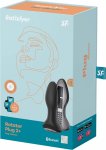 Satisfyer Rotator Plug 2+ wibrująca wtyczka z funkcją rotacji, Bluetooth, silikon medyczny, IPX7