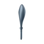Satisfyer Bullseye regulowany pierścień wibrujący, silikon medyczny, aplikacja, czarny