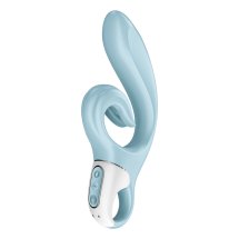 Satisfyer Love Me model podwójny z elastycznym uchwytem, 2 silniki, silikonowy, fioletowy